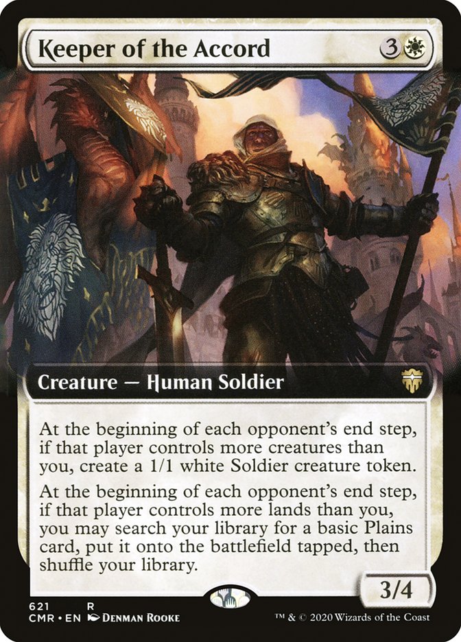 Keeper of the Accord (Extended Art) [Commander Legends] | Game Master's Emporium (The New GME)