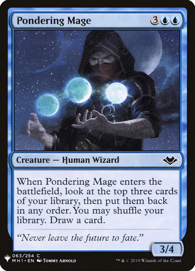Pondering Mage [Mystery Booster] | Game Master's Emporium (The New GME)