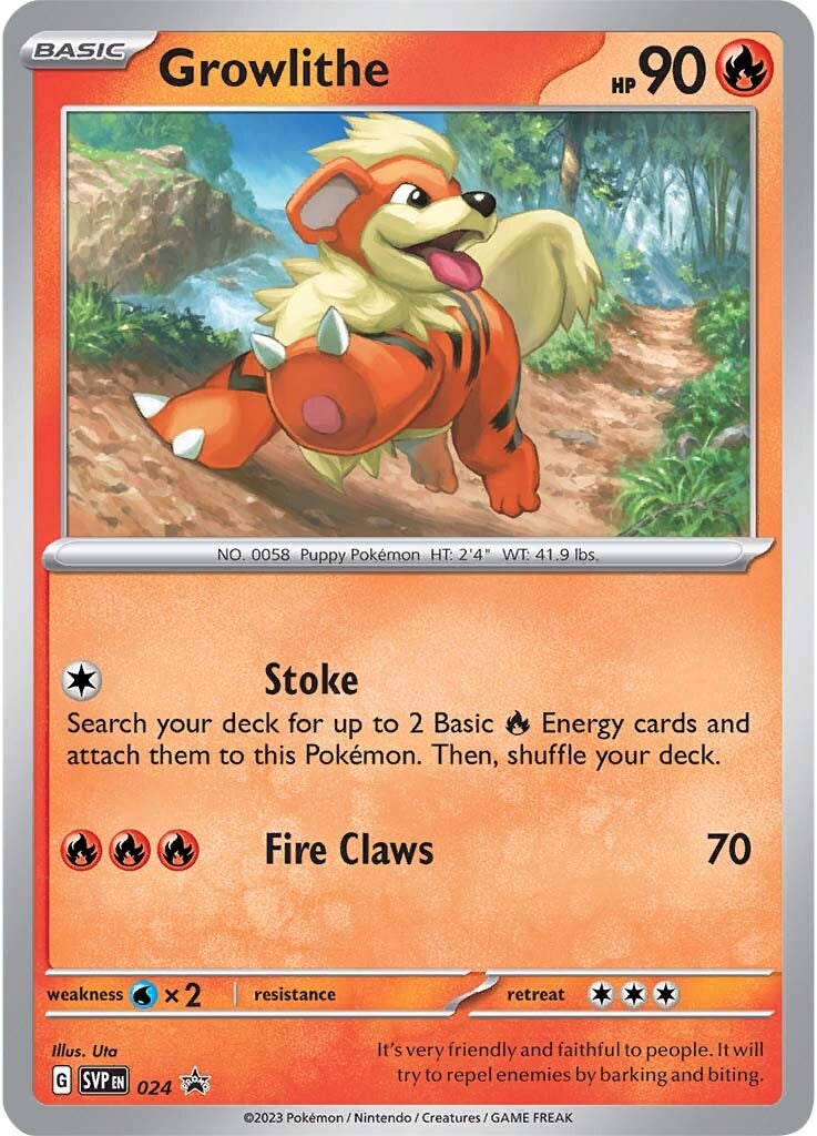 Growlithe (024) [Scarlet & Violet: Black Star Promos] | Game Master's Emporium (The New GME)