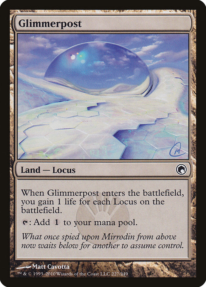 Glimmerpost [Scars of Mirrodin] | Game Master's Emporium (The New GME)