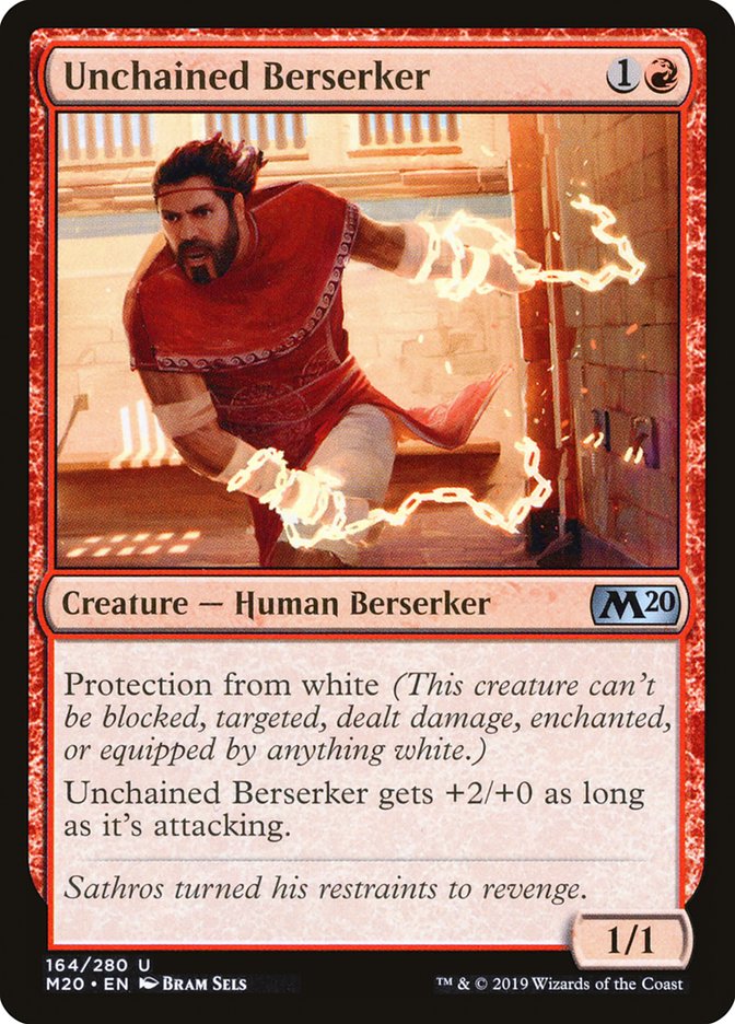 Unchained Berserker [Core Set 2020] | Game Master's Emporium (The New GME)