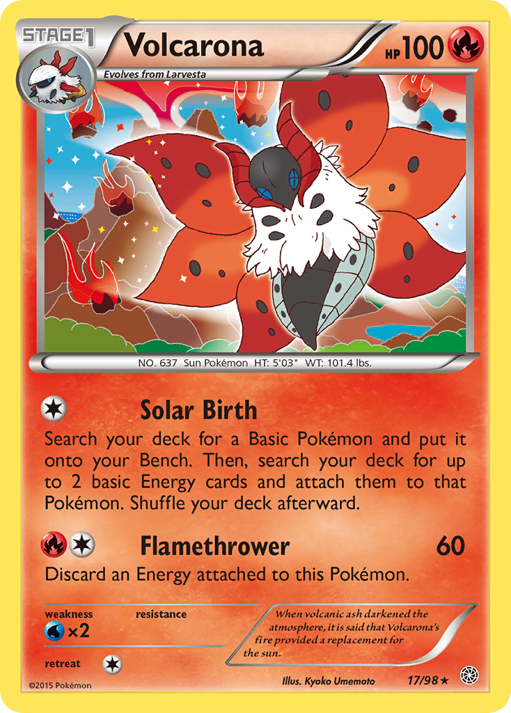 Volcarona (17/98) [XY: Ancient Origins] | Game Master's Emporium (The New GME)