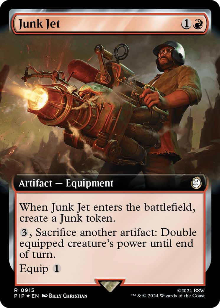 Junk Jet (Extended Art) (Surge Foil) [Fallout] | Game Master's Emporium (The New GME)