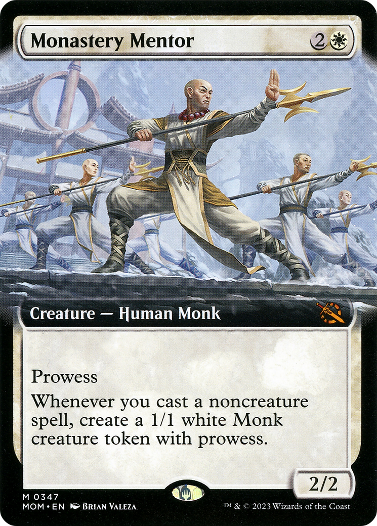 Monastery Mentor (Extended Art) [March of the Machine] | Game Master's Emporium (The New GME)