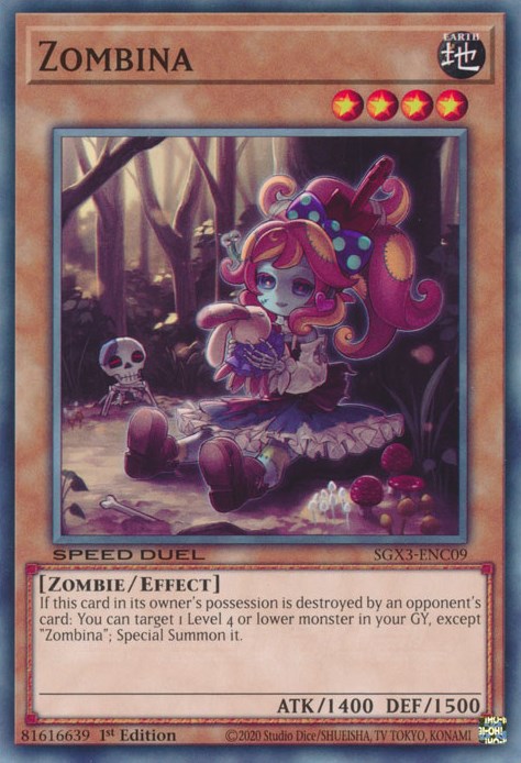 Zombina [SGX3-ENC09] Common | Game Master's Emporium (The New GME)