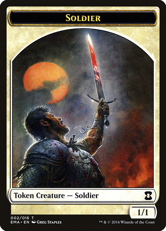 Soldier Token [Eternal Masters Tokens] | Game Master's Emporium (The New GME)
