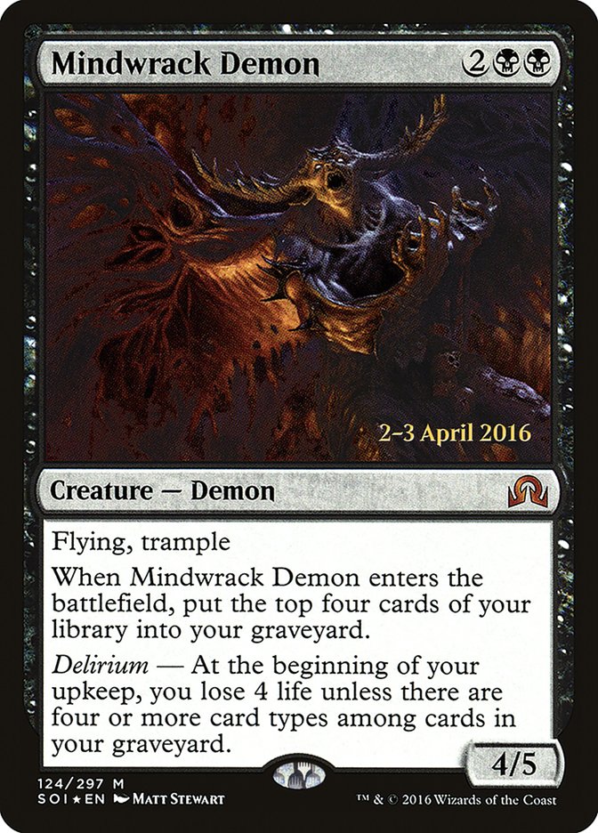 Mindwrack Demon [Shadows over Innistrad Prerelease Promos] | Game Master's Emporium (The New GME)