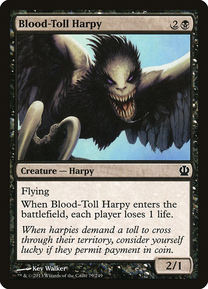 Blood-Toll Harpy [Theros] | Game Master's Emporium (The New GME)