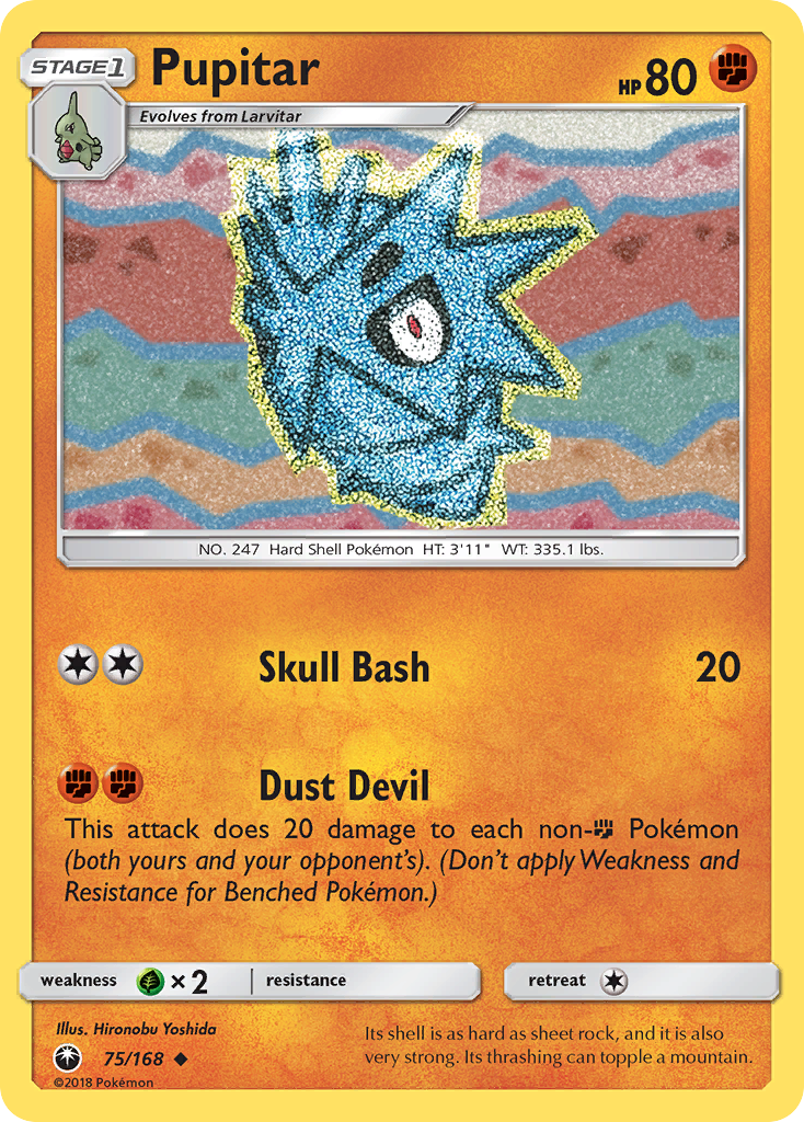 Pupitar (75/168) [Sun & Moon: Celestial Storm] | Game Master's Emporium (The New GME)