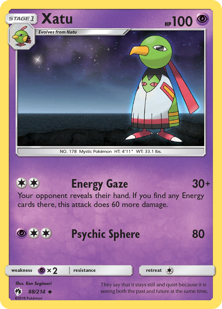 Xatu (88/214) [Sun & Moon: Lost Thunder] | Game Master's Emporium (The New GME)