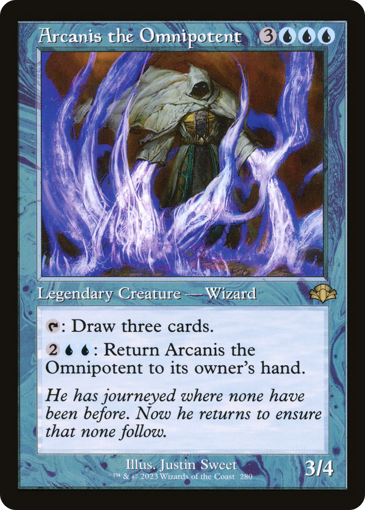 Arcanis the Omnipotent (Retro) [Dominaria Remastered] | Game Master's Emporium (The New GME)