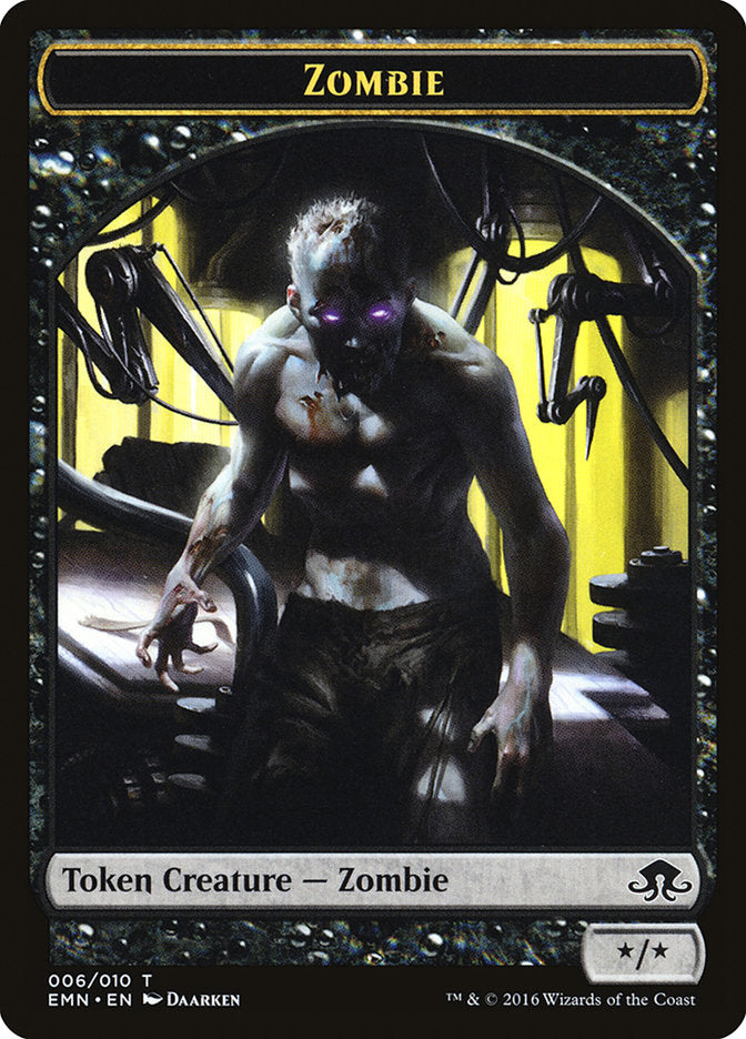 Zombie Token (006/010) [Eldritch Moon Tokens] | Game Master's Emporium (The New GME)