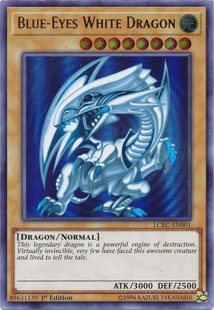 Blue-Eyes White Dragon (Version 2) [LCKC-EN001] Ultra Rare | Game Master's Emporium (The New GME)