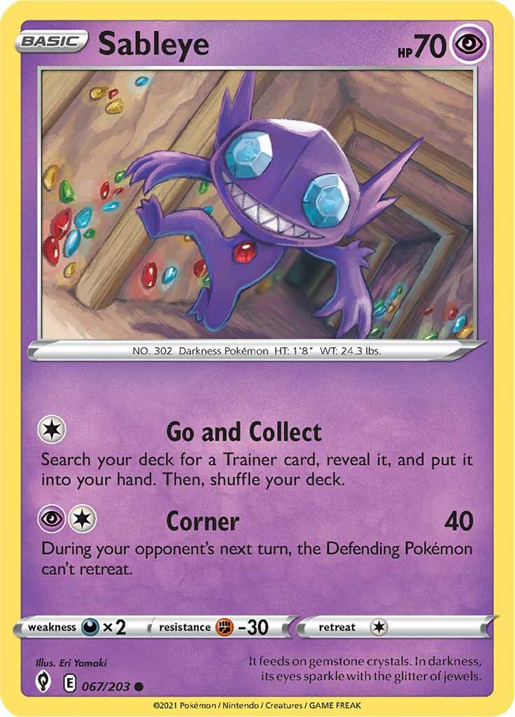 Sableye (067/203) [Sword & Shield: Evolving Skies] | Game Master's Emporium (The New GME)