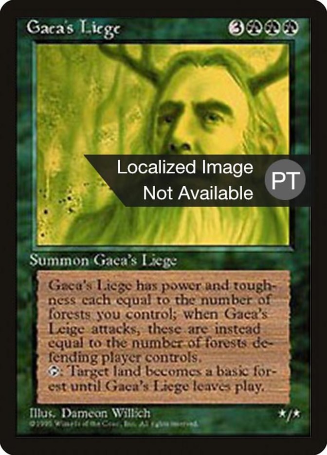 Gaea's Liege [Fourth Edition (Foreign Black Border)] | Game Master's Emporium (The New GME)