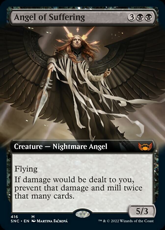 Angel of Suffering (Extended Art) [Streets of New Capenna] | Game Master's Emporium (The New GME)