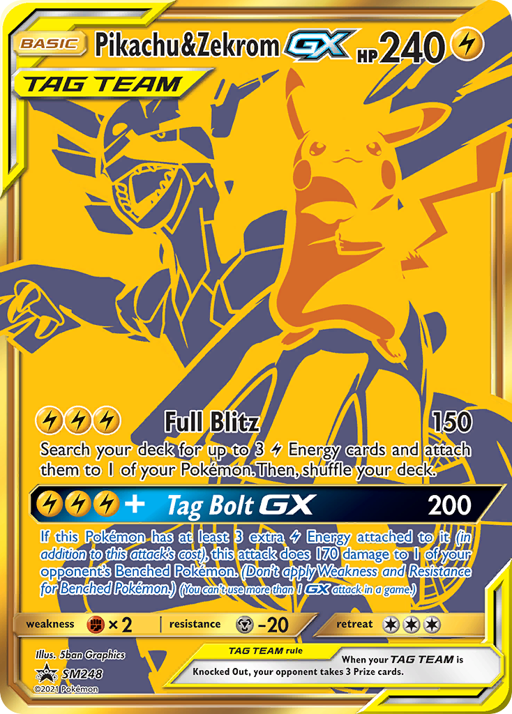 Pikachu & Zekrom GX (SM248) [Sun & Moon: Black Star Promos] | Game Master's Emporium (The New GME)