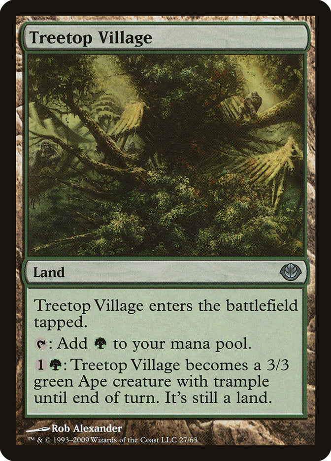 Treetop Village [Duel Decks: Garruk vs. Liliana] | Game Master's Emporium (The New GME)