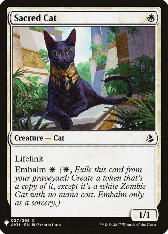 Sacred Cat [Mystery Booster] | Game Master's Emporium (The New GME)