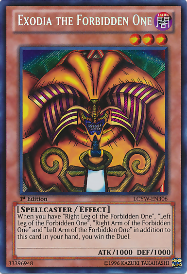 Exodia the Forbidden One [LCYW-EN306] Secret Rare | Game Master's Emporium (The New GME)