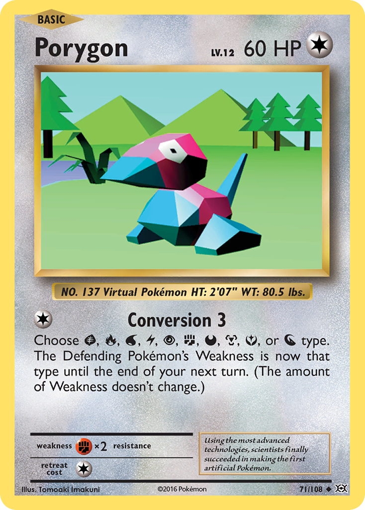 Porygon (71/108) [XY: Evolutions] | Game Master's Emporium (The New GME)