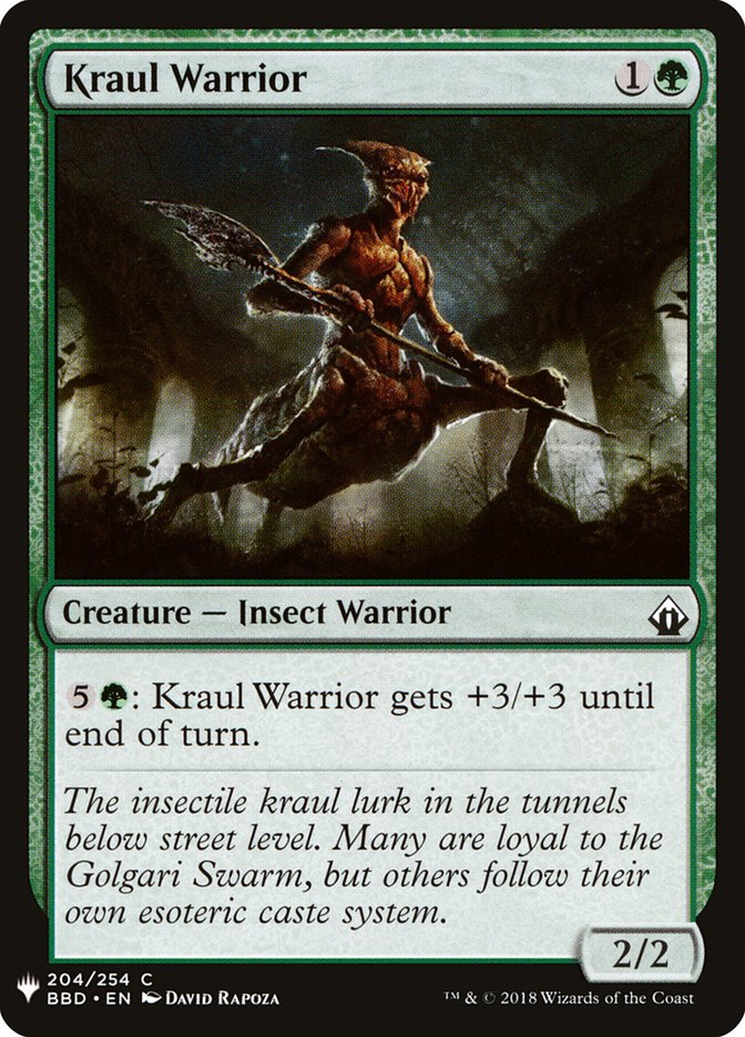 Kraul Warrior [Mystery Booster] | Game Master's Emporium (The New GME)