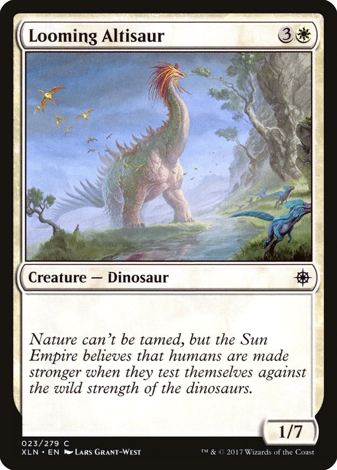 Looming Altisaur [Ixalan] | Game Master's Emporium (The New GME)