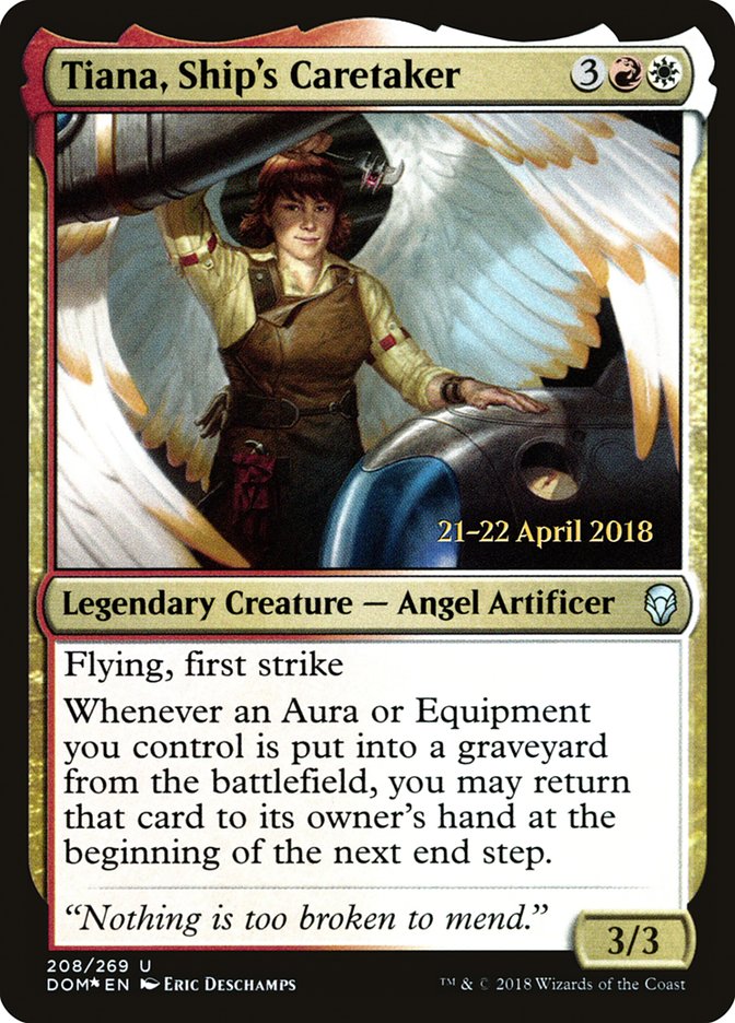 Tiana, Ship's Caretaker [Dominaria Prerelease Promos] | Game Master's Emporium (The New GME)