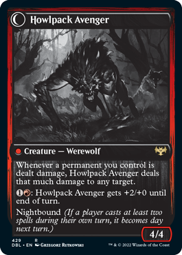 Ill-Tempered Loner // Howlpack Avenger [Innistrad: Double Feature] | Game Master's Emporium (The New GME)