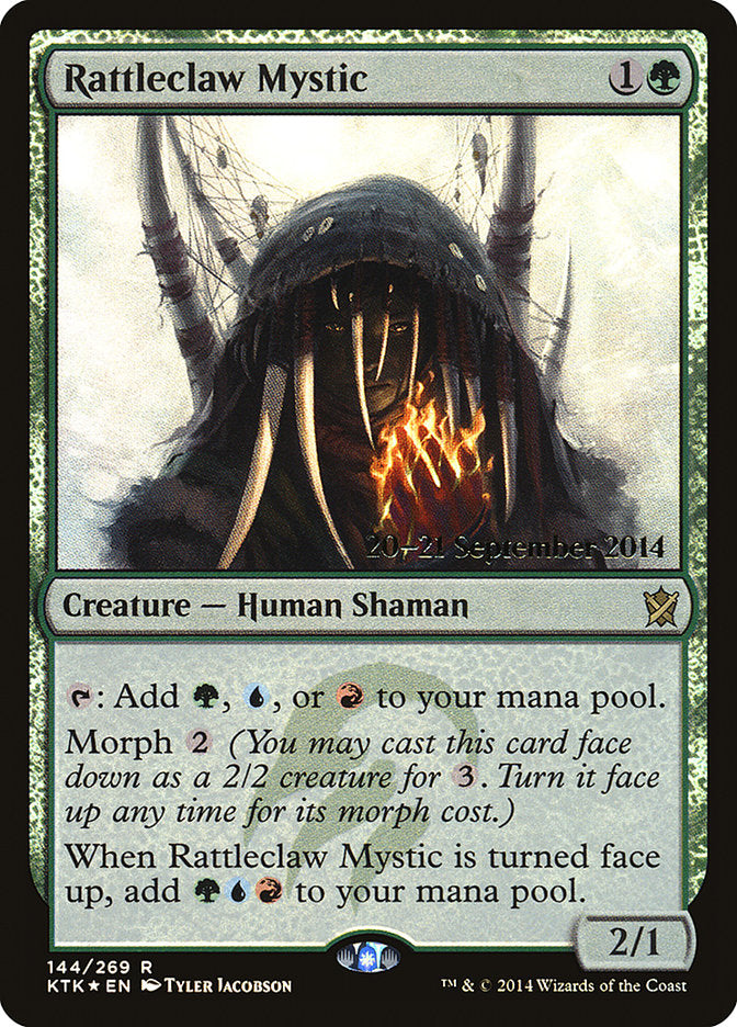 Rattleclaw Mystic [Khans of Tarkir Prerelease Promos] | Game Master's Emporium (The New GME)