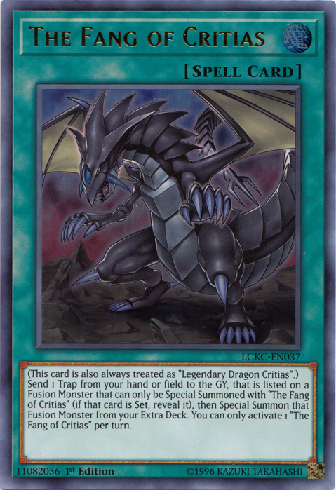 The Fang of Critias [LCKC-EN037] Ultra Rare | Game Master's Emporium (The New GME)