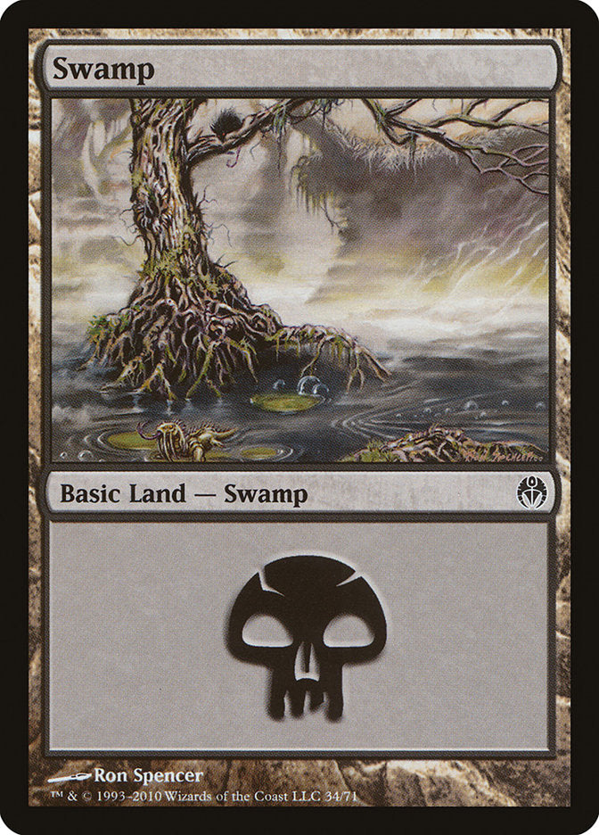 Swamp (34) [Duel Decks: Phyrexia vs. the Coalition] | Game Master's Emporium (The New GME)