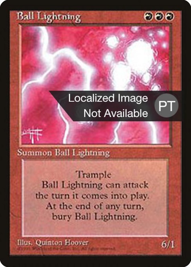 Ball Lightning [Fourth Edition (Foreign Black Border)] | Game Master's Emporium (The New GME)