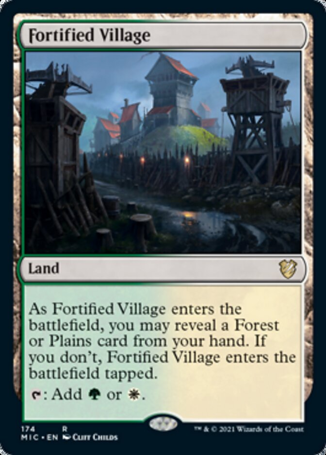 Fortified Village [Innistrad: Midnight Hunt Commander] | Game Master's Emporium (The New GME)