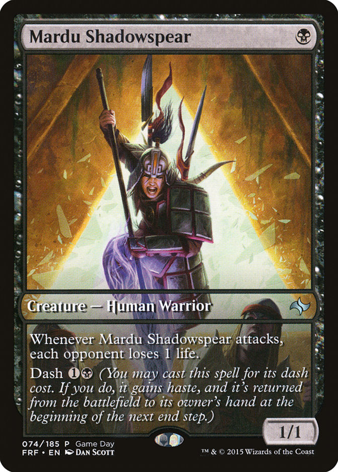 Mardu Shadowspear (Game Day) [Fate Reforged Promos] | Game Master's Emporium (The New GME)