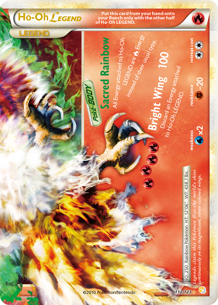 Ho-Oh LEGEND (112/123) [HeartGold & SoulSilver: Base Set] | Game Master's Emporium (The New GME)