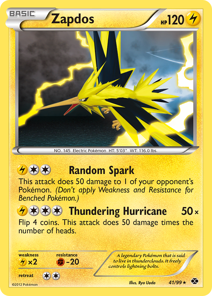 Zapdos (41/99) [Black & White: Next Destinies] | Game Master's Emporium (The New GME)