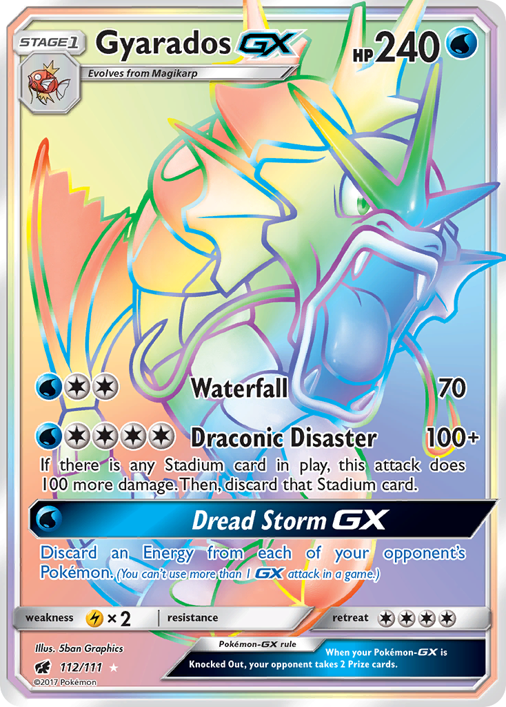 Gyarados GX (112/111) [Sun & Moon: Crimson Invasion] | Game Master's Emporium (The New GME)