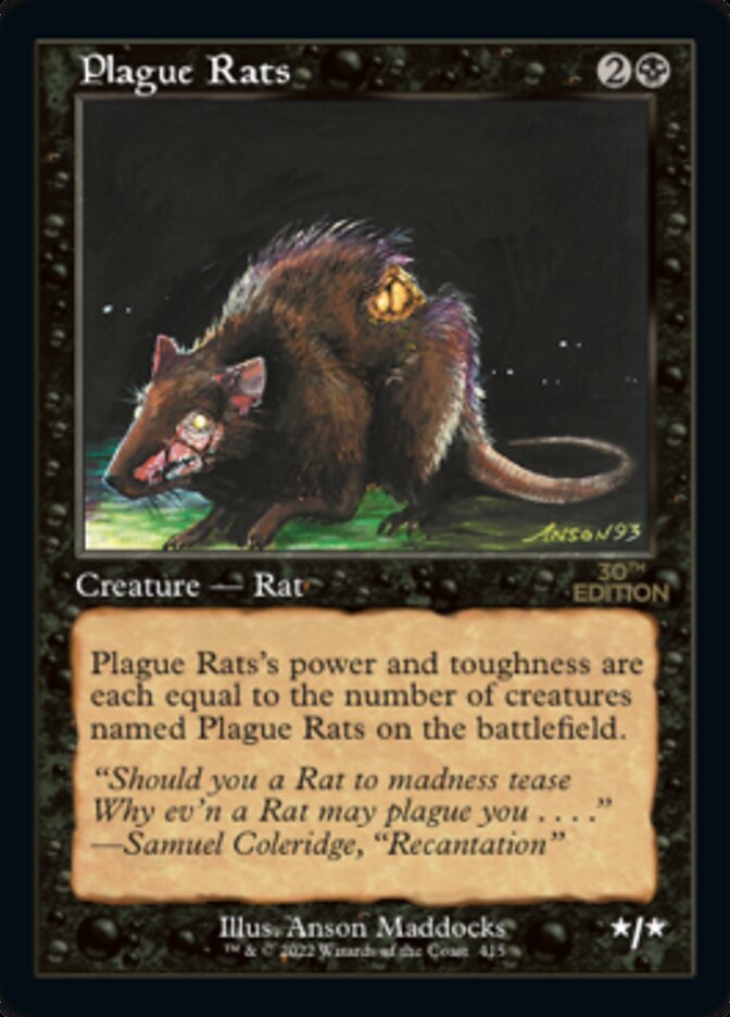 Plague Rats (Retro) [30th Anniversary Edition] | Game Master's Emporium (The New GME)