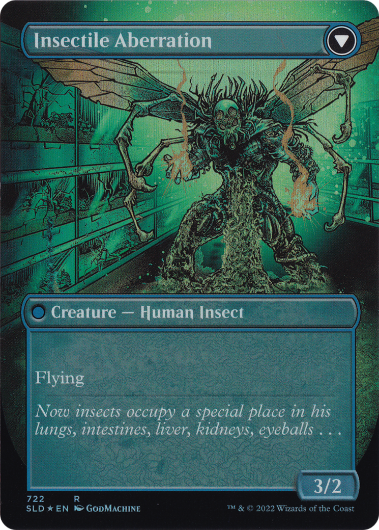 Delver of Secrets // Insectile Aberration (Borderless) [Secret Lair: From Cute to Brute] | Game Master's Emporium (The New GME)