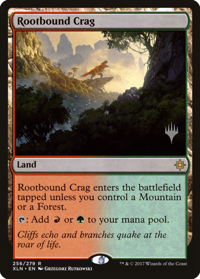 Rootbound Crag (Promo Pack) [Ixalan Promos] | Game Master's Emporium (The New GME)