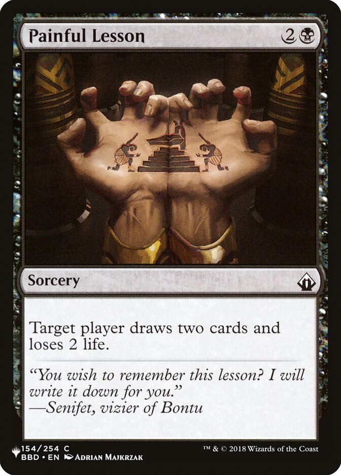 Painful Lesson [The List] | Game Master's Emporium (The New GME)