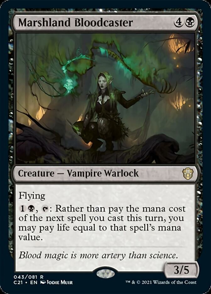 Marshland Bloodcaster [Commander 2021] | Game Master's Emporium (The New GME)