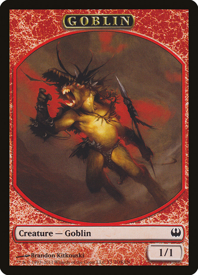 Goblin Token [Duel Decks: Knights vs. Dragons Tokens] | Game Master's Emporium (The New GME)