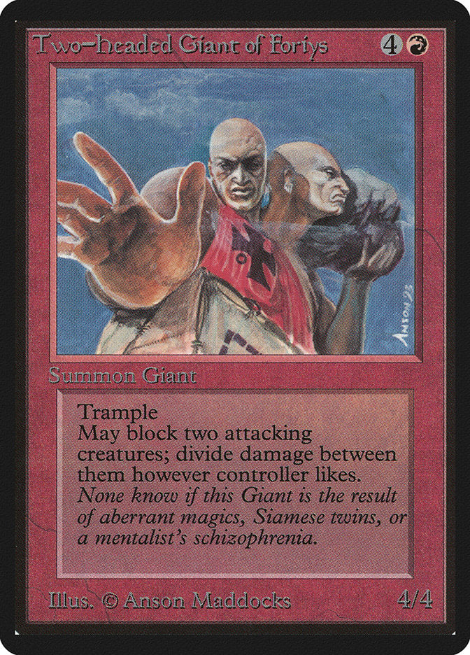 Two-Headed Giant of Foriys [Beta Edition] | Game Master's Emporium (The New GME)
