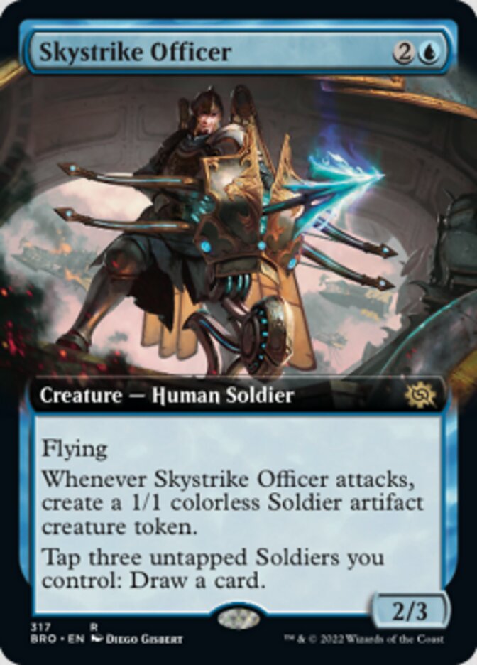 Skystrike Officer (Extended Art) [The Brothers' War] | Game Master's Emporium (The New GME)