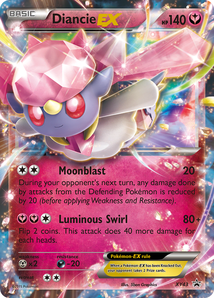 Diancie EX (XY43) [XY: Black Star Promos] | Game Master's Emporium (The New GME)