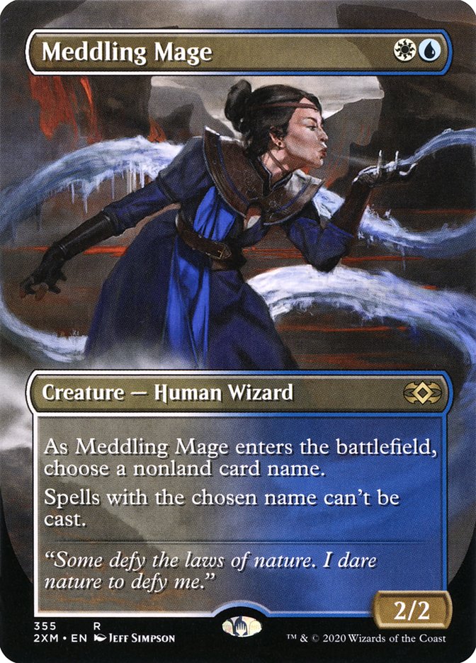 Meddling Mage (Toppers) [Double Masters] | Game Master's Emporium (The New GME)