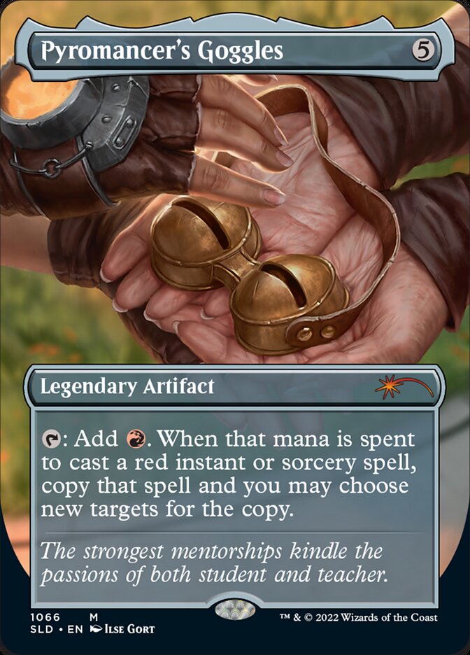 Pyromancer's Goggles (Borderless) [Secret Lair Drop Series] | Game Master's Emporium (The New GME)