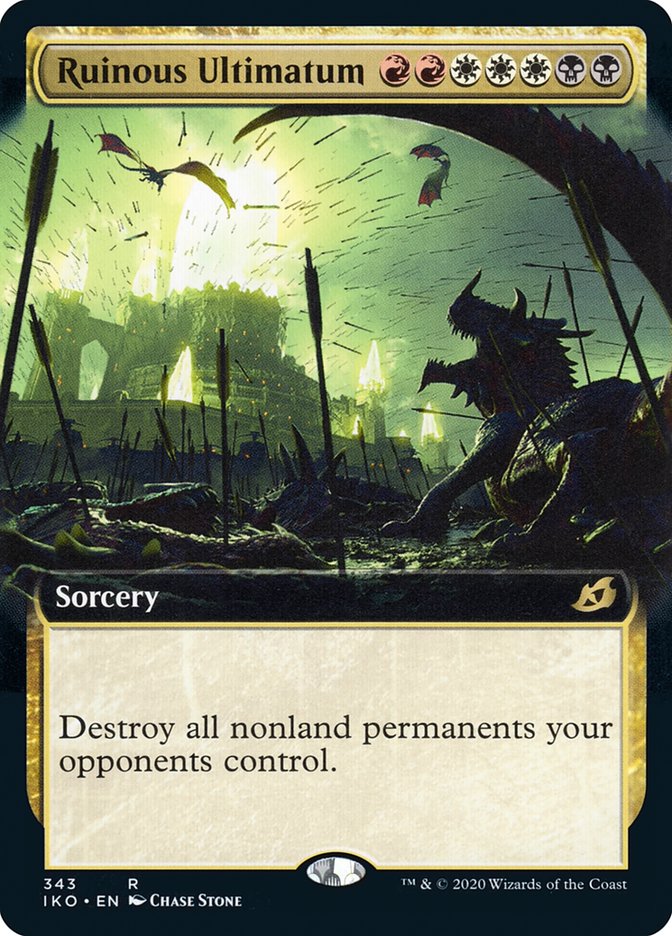 Ruinous Ultimatum (Extended Art) [Ikoria: Lair of Behemoths] | Game Master's Emporium (The New GME)